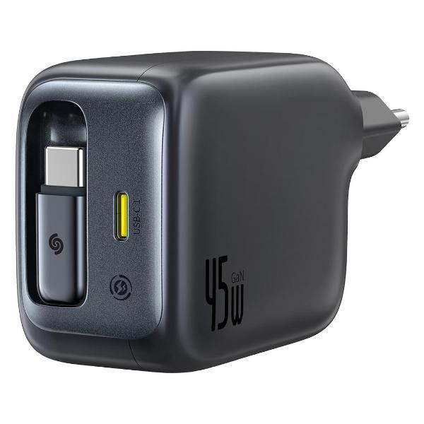 Сетевое зарядное устройство Baseus EnerCore CJ11 2C 45W EU Cosmic Black