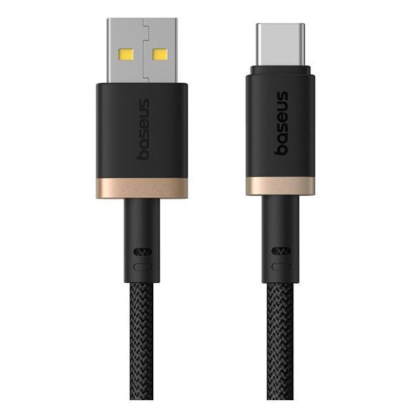 Кабель Baseus Dura Series USB to Type-C 60W 1 м, золотисто черный фото