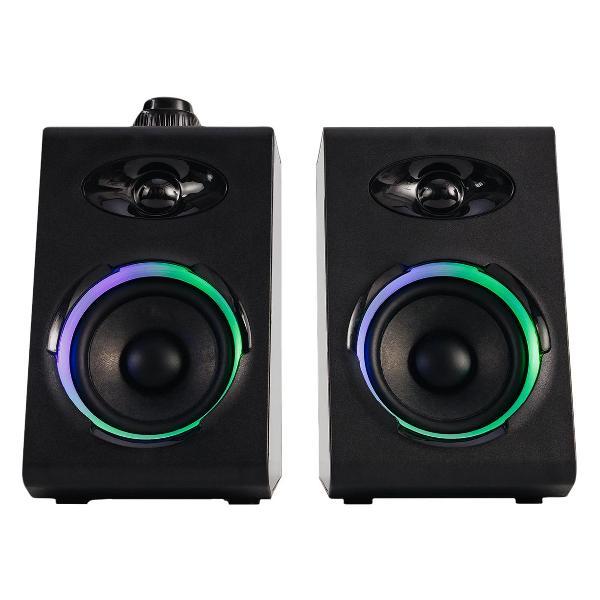 Колонки компьютерные 2.0 BlackRed Колонки Bluetooth для компьютера и телевизора фото