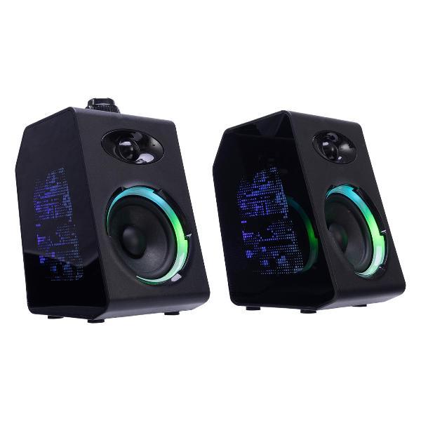 Колонки компьютерные 2.0 BlackRed Колонки Bluetooth для компьютера и телевизора