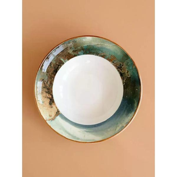 Тарелка столовая BONNA 27 см 450 мл 2 шт., Futura