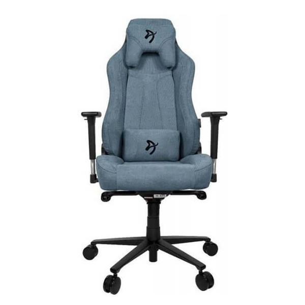 Кресло компьютерное игровое Arozzi Vernazza Soft Fabric синий фото