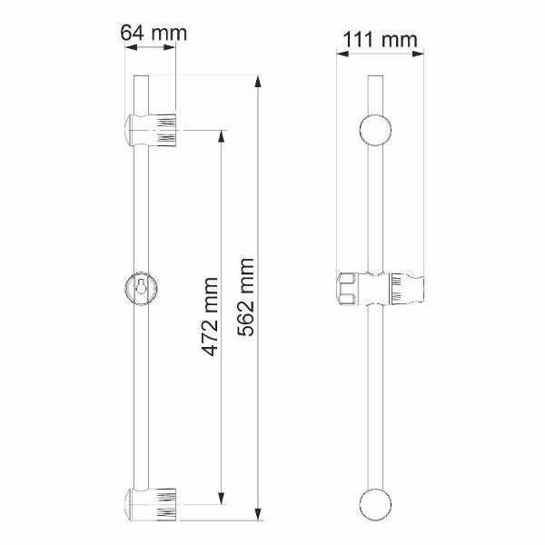 Держатель для душа Wasserkraft A012