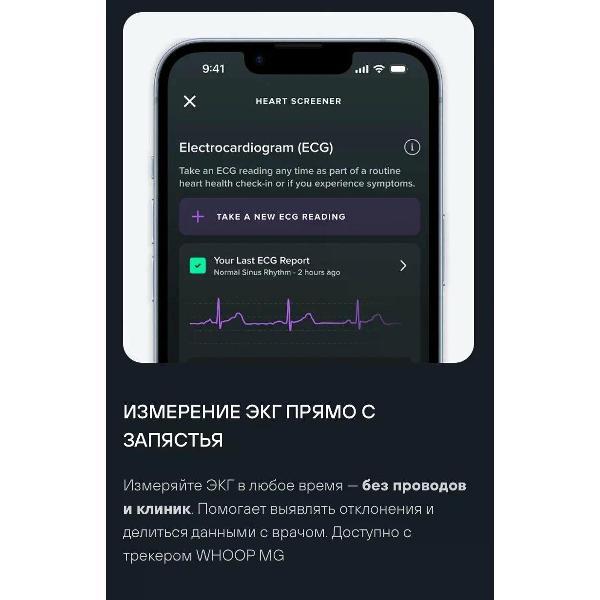 Смарт-часы Whoop 5.0 MG LIFE Black Titan