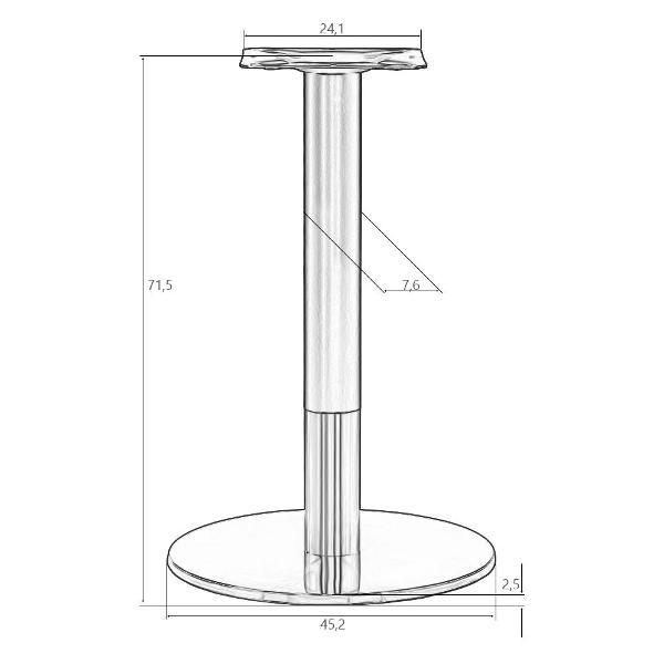 Ножки (опоры) для стола DOBRIN LORENZO