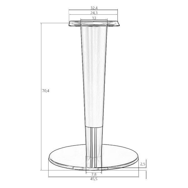 Ножки (опоры) для стола DOBRIN ANGELO