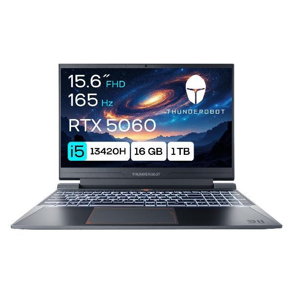 Ноутбук игровой Thunderobot 911 X Wild Hunter G3 Pro/15.6"/Core i5-13420H/16/1ТБ RTX 5060 без ОС черно-оранжевый