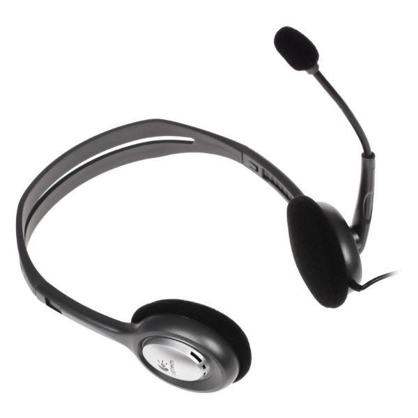 Наушники проводные Logitech Stereo Headset H111 Gray