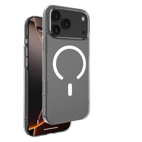 Чехол Deppa Glass MagSafe iPhone 17 Pro Max, прозрачный