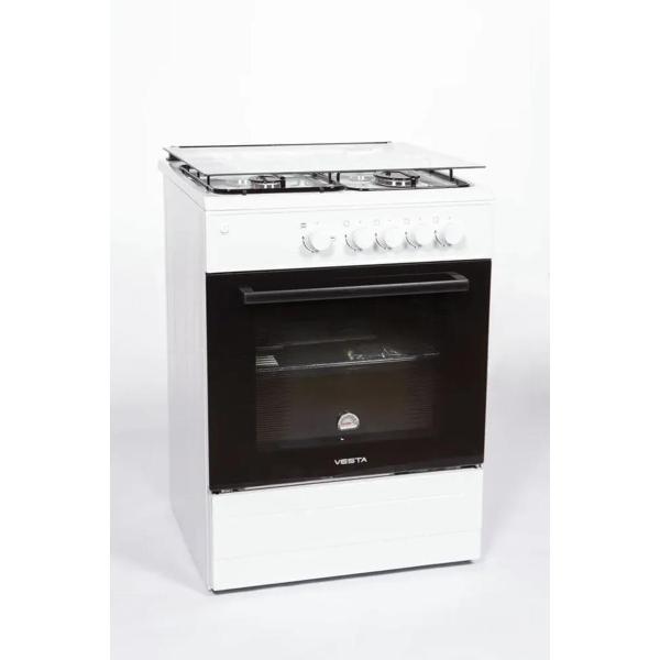 Газовая плита Vesta Bergamo VGG 10-G White (полный газ-контроль)