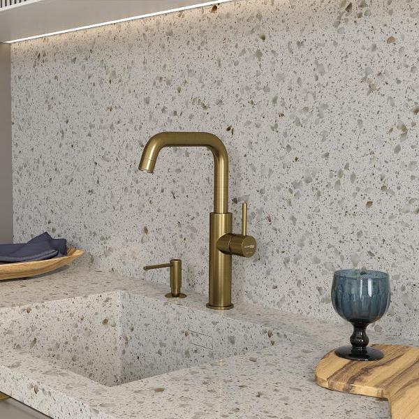 Смеситель Wasserkraft A8587 Gold