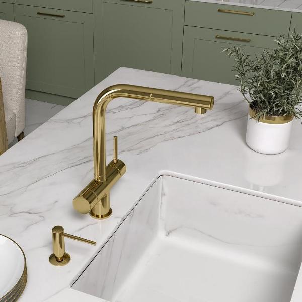 Смеситель Wasserkraft A8977 Gold