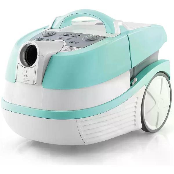 Пылесос моющий Bosch Serie 4 BWD420HYG голубой, модель 3 в 1, влажная уборка