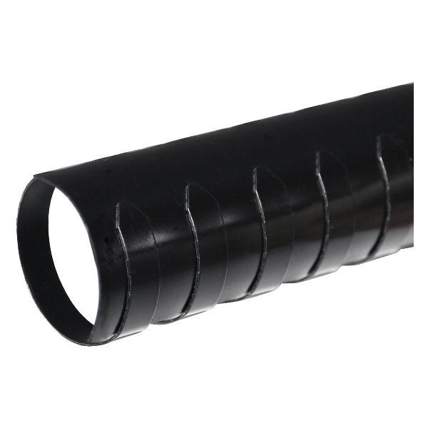 Пружина пластиковая для переплета РеалИСТ 16мм, черные (2094)