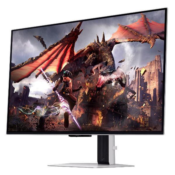 Монитор игровой Samsung Odyssey OLED G8 G80SD S32DG800SI 32"/OLED/3840x2160/240Гц/серебристый