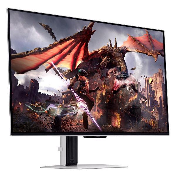 Монитор игровой Samsung Odyssey OLED G8 G80SD S32DG800SI 32"/OLED/3840x2160/240Гц/серебристый