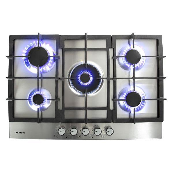 Встраиваемая газовая панель независимая Grundig GIGA 7235250 X