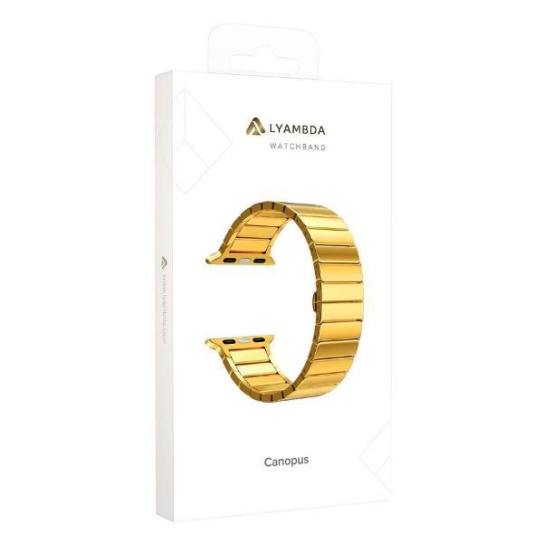 Ремешок для смарт часов LYAMBDA CANOPUS для Apple Watch 38/40/41 mm Gold