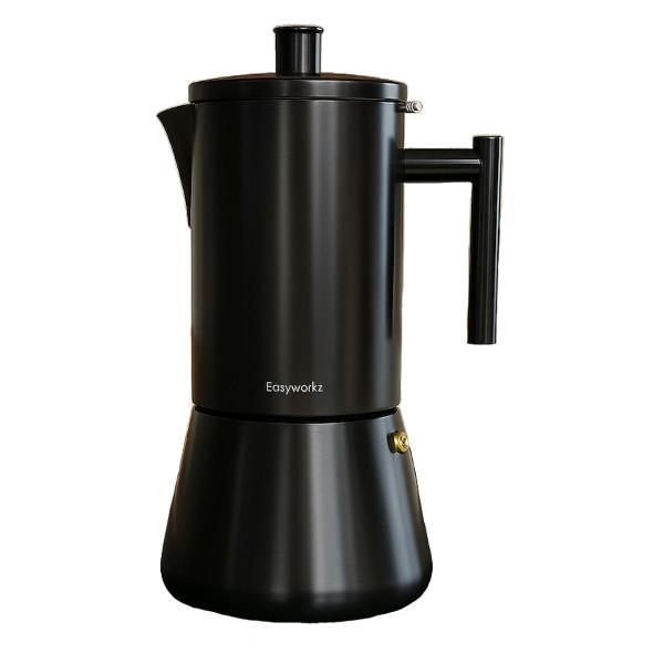 Кофеварка гейзерная электрическая HILZZ EMpS_500 Black фото