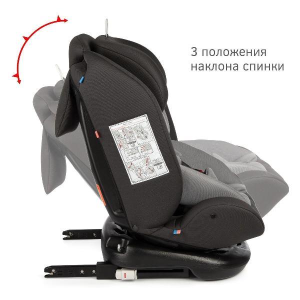 Детское автокресло Siger Престиж Isofix Lux, гр.0+/I/II/III, графит