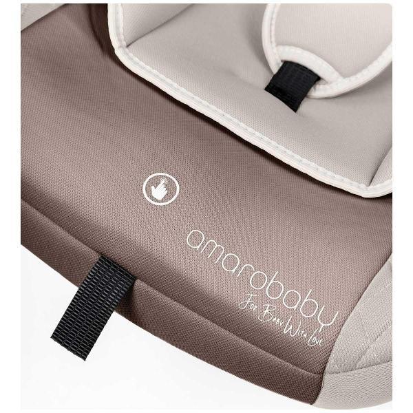 Детское автокресло Amarobaby comfort, группа 0+, светло-бежевый