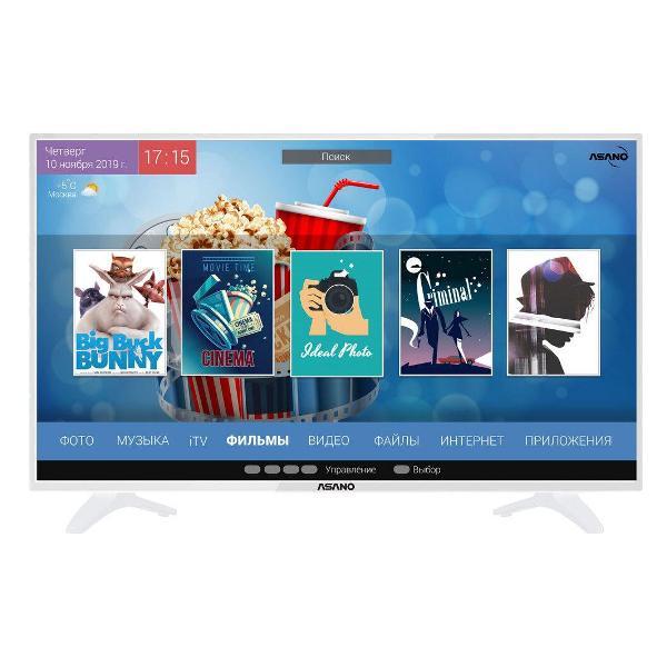 Телевизор ASANO 32LH7011T белый