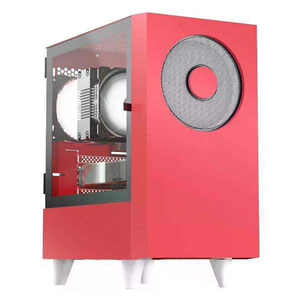 Корпус для компьютера Wizmax EM1 Woofer красный