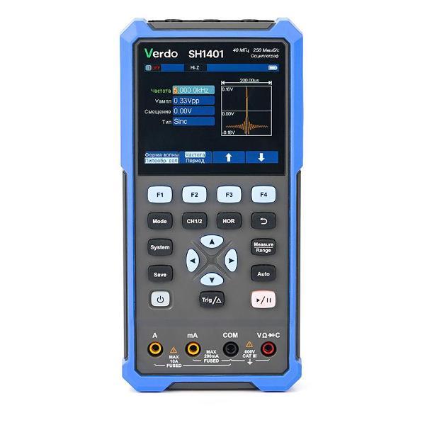 Мультиметр VERDO SH1401 Осциллограф 40 МГц, 2 канала с поверкой