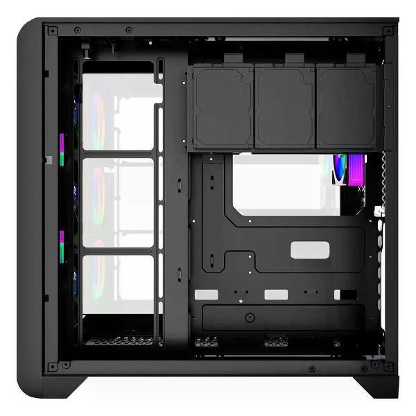 Корпус для компьютера 4FAN XZ Gigabit Black wFans