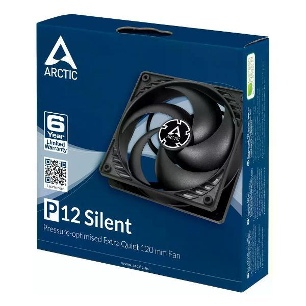 Вентилятор для компьютера ARCTIC P12 Silent black/black (ACFAN00130A)