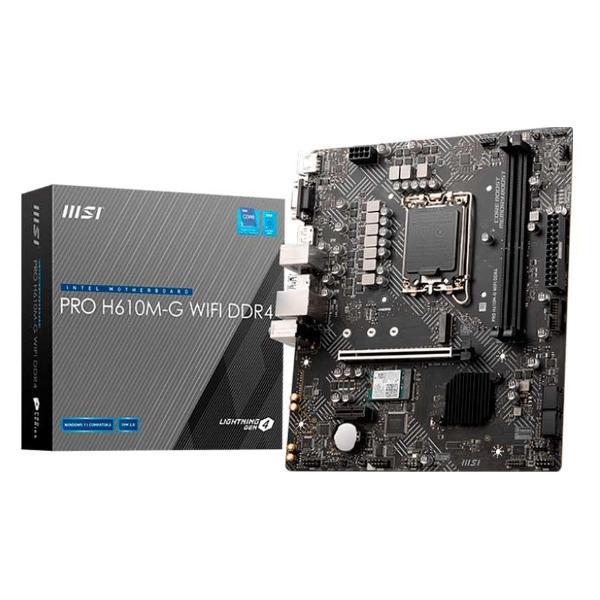 Материнская плата MSI PRO H610M-G WIFI DDR4 фото