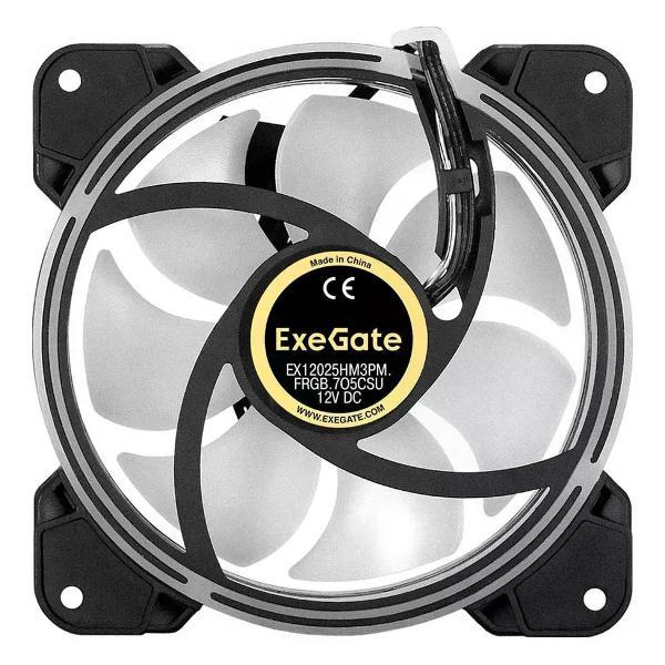 Вентилятор для компьютера ExeGate EX12025HM3PM.FRGB.7O5CSU