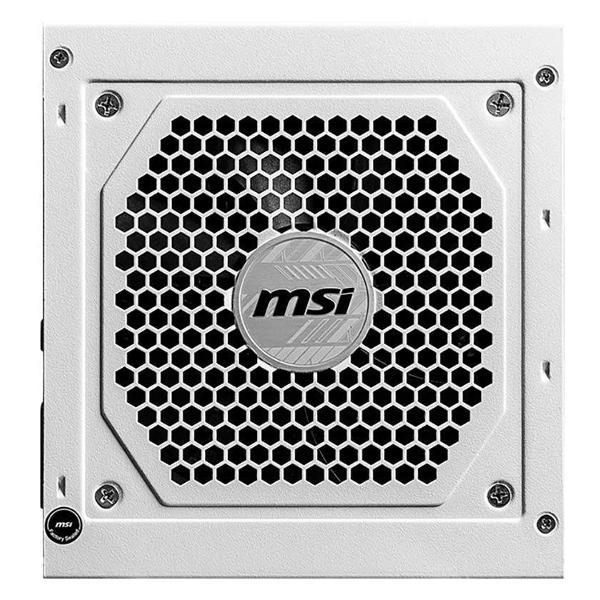 Блок питания MSI MAG A850GL PCIE5 белый золотистый