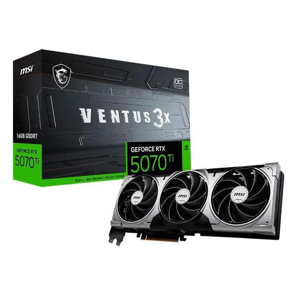 Видеокарта MSI GeForce RTX 5070 Ti 16G VENTUS 3X OC