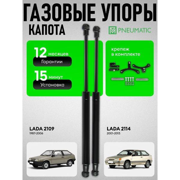 Амортизатор капота Pneumatic для Lada 2114, 2 шт.