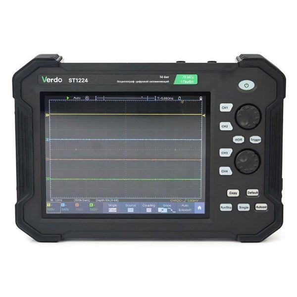 Осциллограф цифровой VERDO ST1224 планшетный 70 МГц, 2 канала,