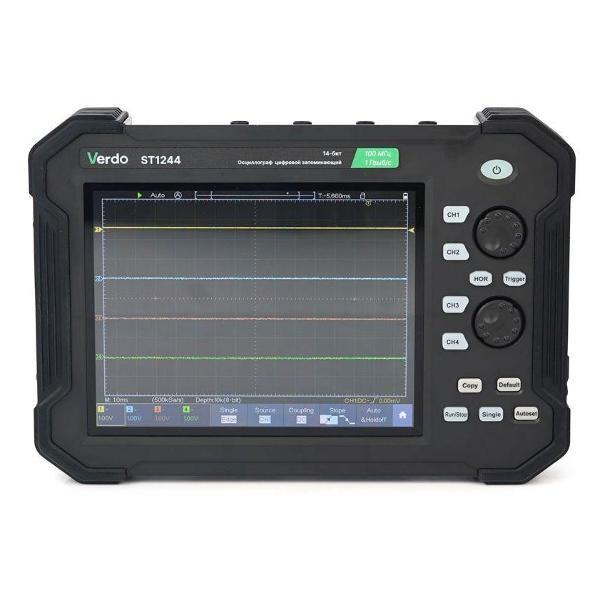 Осциллограф цифровой VERDO ST1244 планшетный 100 МГц, 4 канала,