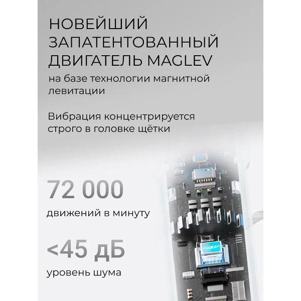 Электрическая зубная щетка Oclean Ease Pro Фиолетовая