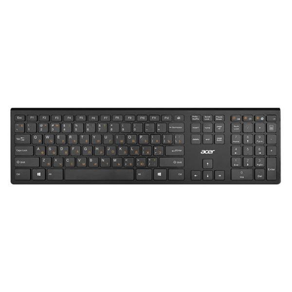 Клавиатура беспроводная Acer OKR020 USB  slim Multimedia