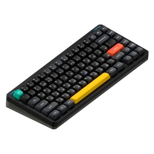 Клавиатура беспроводная Nuphy QMK, Halo75 V2 Obsidian BlacRGB,Silent Red Switch
