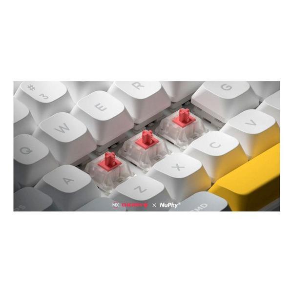 Клавиатура беспроводная Nuphy QMK, Halo75 V2 Obsidian BlacRGB,Silent Red Switch