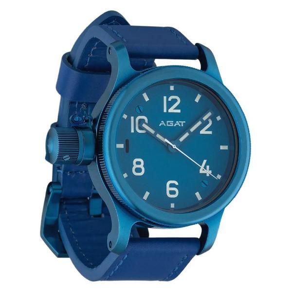Часы наручные AGAT Эстет 46 синие (Miyota 8215)