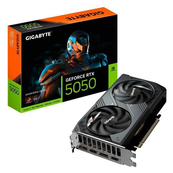 Видеокарта GIGABYTE GeForce RTX 5050 WINDFORCE OC 8GB