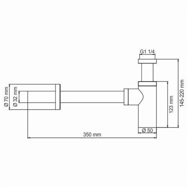 Сифон, отвод, гофра Wasserkraft A093