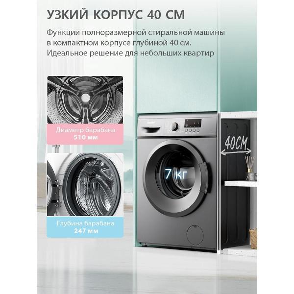 Стиральная машина Comfee CFE06W70/T-RU