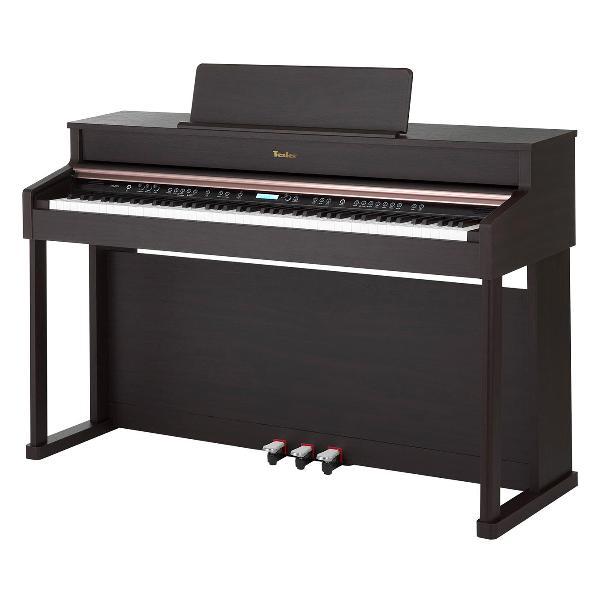 Цифровое пианино Tesler STZ-8870 темное тропическое дерево