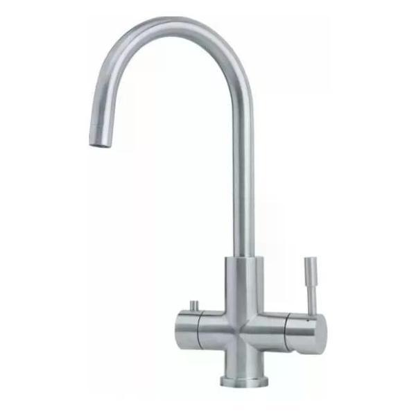 Смеситель Franke EOS Clear water с подключением к системе фильтрации, нержавеющая сталь