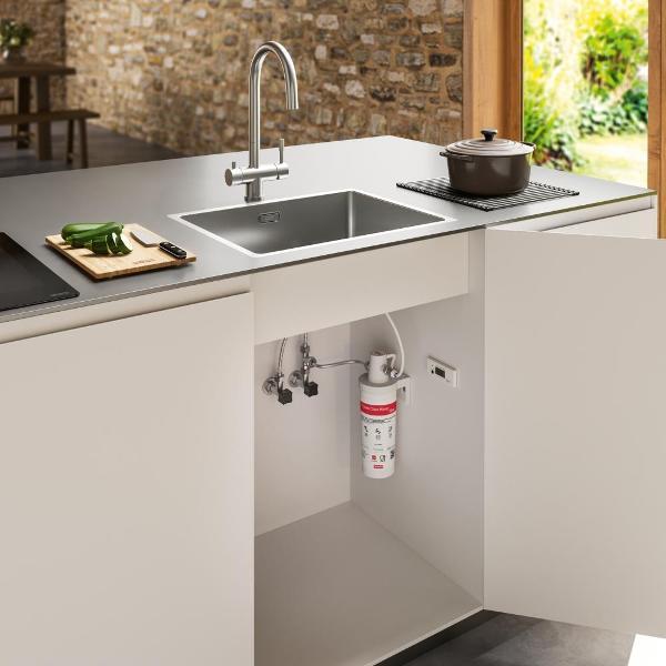 Смеситель Franke EOS Clear water с подключением к системе фильтрации, нержавеющая сталь