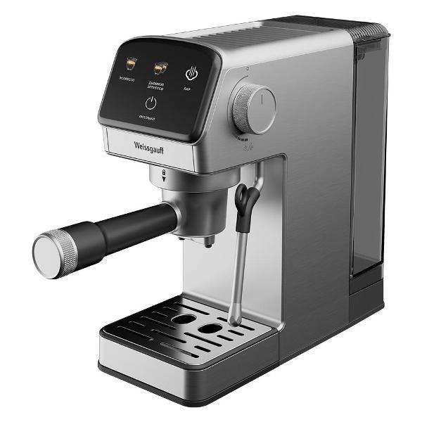 Кофемашина рожкового типа Weissgauff WCM-240 DBx Cappuccino ColorTouch