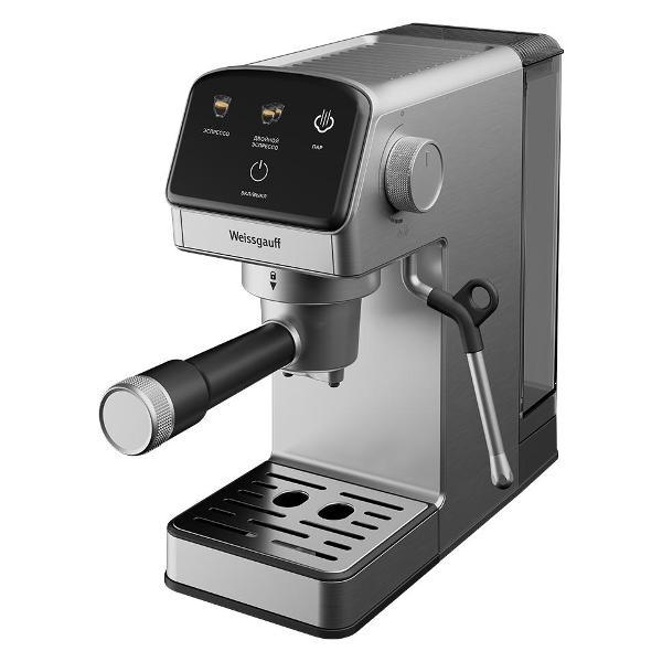 Кофемашина рожкового типа Weissgauff WCM-240 DBx Cappuccino ColorTouch